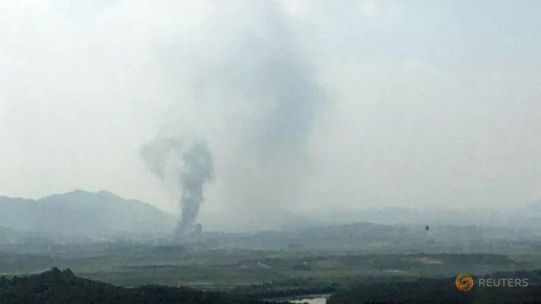 North Korea blows up liaison office with South in Kaesong