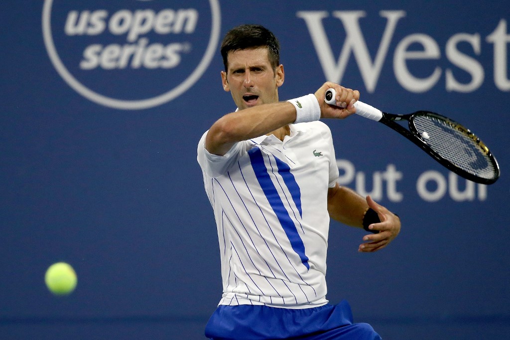 Ailing Djokovic advances, Serena claws out victory