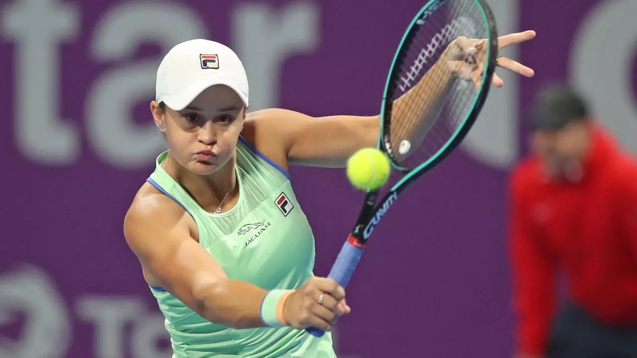 Tennis world Number 1 Barty aces Australian golf tournament