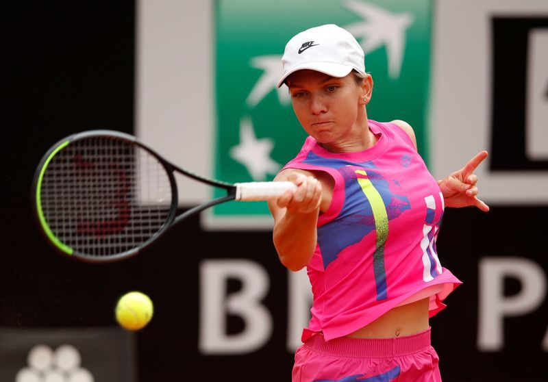 Halep claims Rome title after Pliskova retires with injury