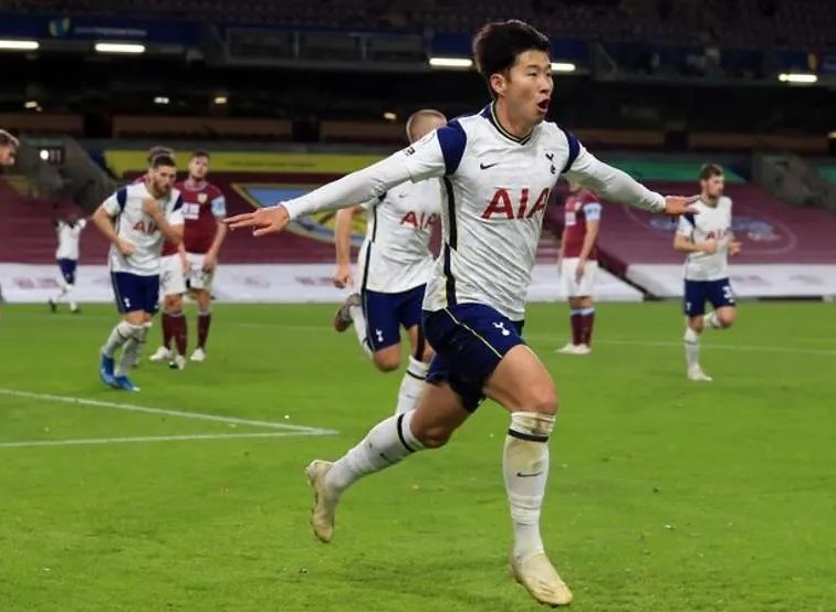 Football: Son strikes again as Spurs beat Burnley to move fifth