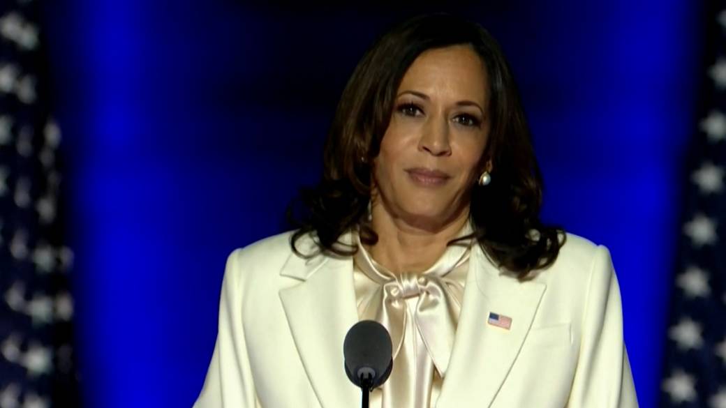 ‘Backbone of our democracy’: VP-elect Kamala Harris pays tribute to black women