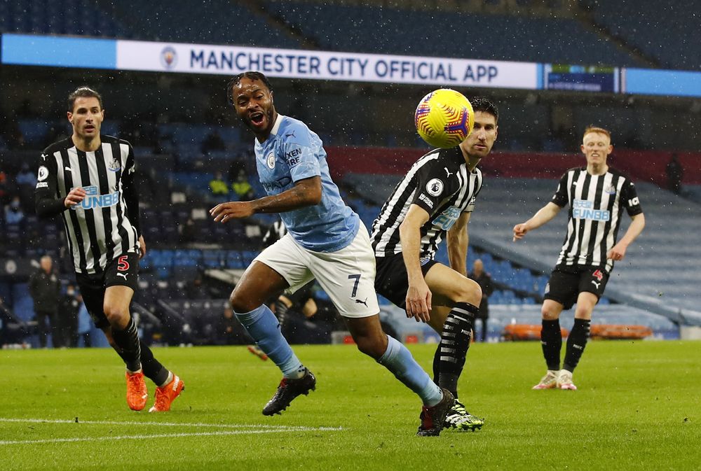 Dominant Man City beat Newcastle 2-0 to go fifth