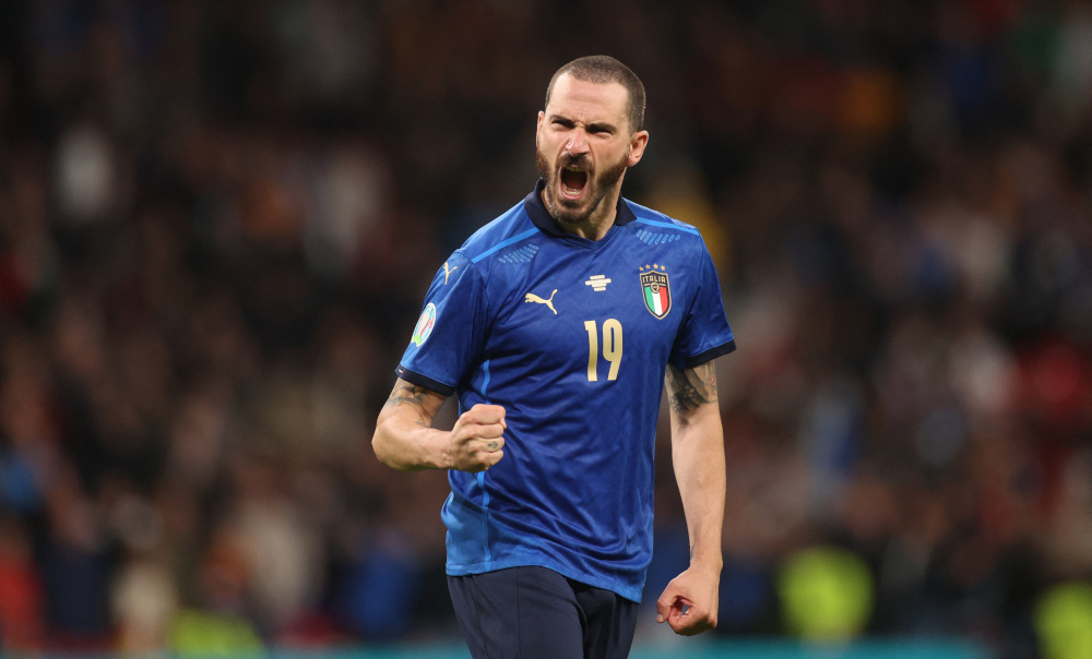 Italy ‘not scared’ of playing England at Wembley, warns Bonucci