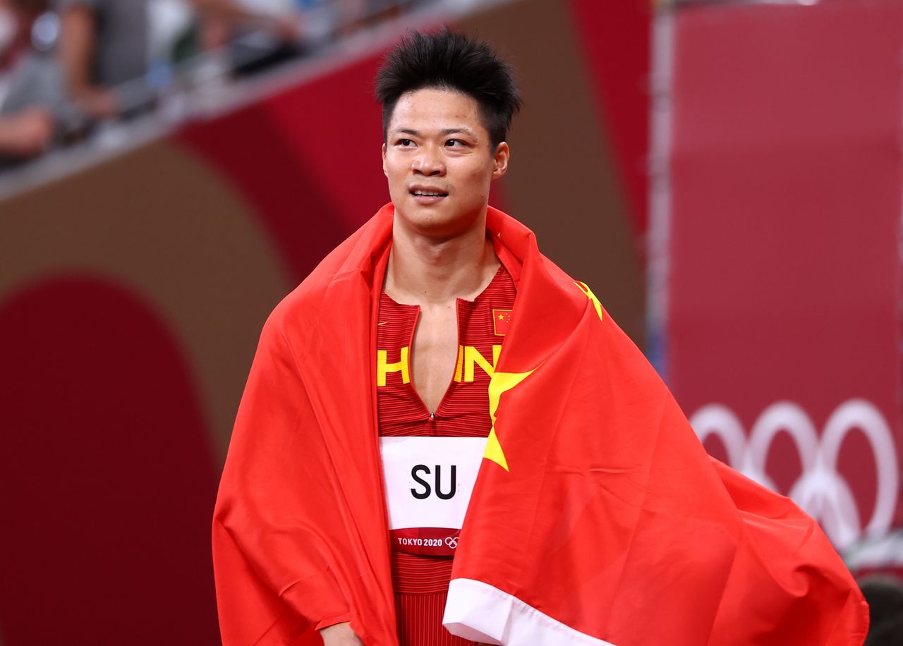 Athletics-Chinese sprinter Su confident of surpassing Asian record run