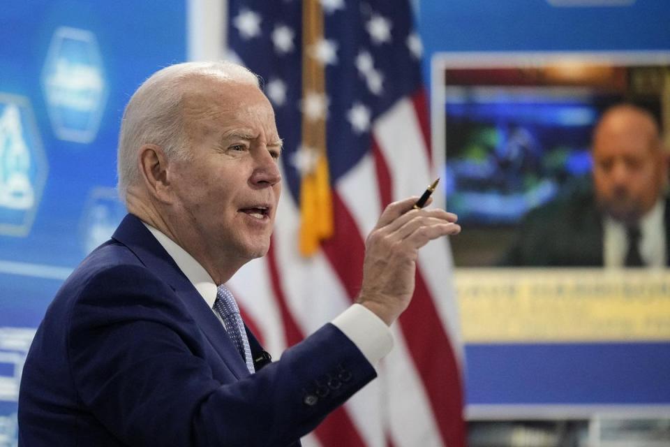 Biden says a Trump candidacy would motivate second term run