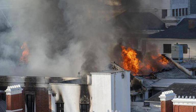 Terrorism charge for suspect in South Africa parliament fire