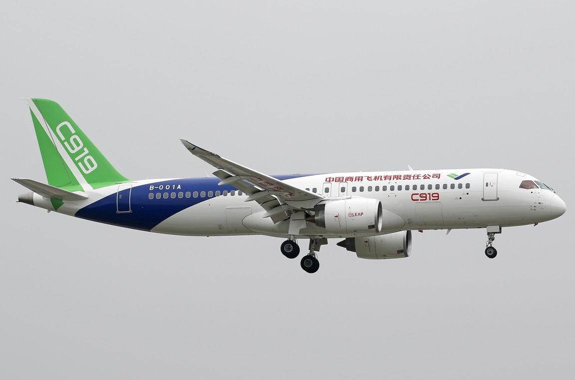 China’s C919 narrowbody jet receives regulatory nod for mass production