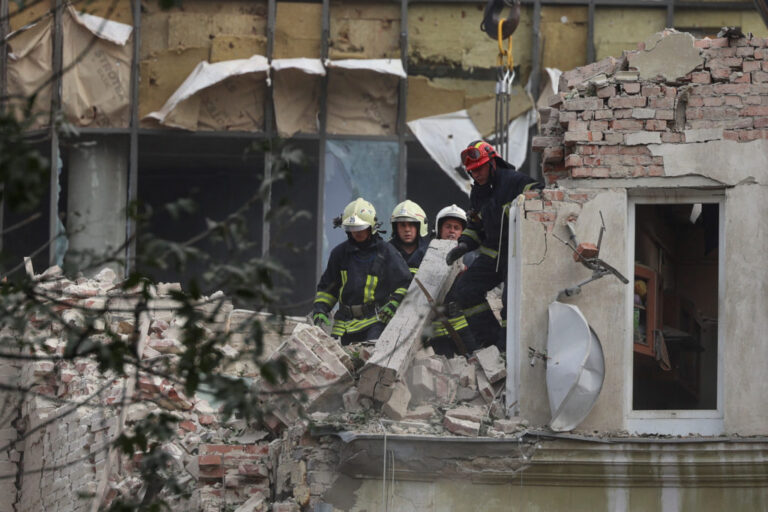 Russian air attack on Ukraine’s Lviv injures one, sparks fire, say officials